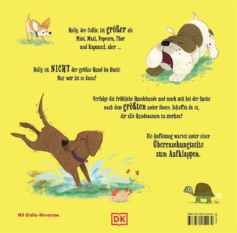 Wau, Wau, WAU! Wer ist der größte Hund im Buch?