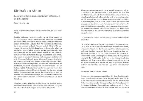 Schamanisches Wissen für eine neue Zeit