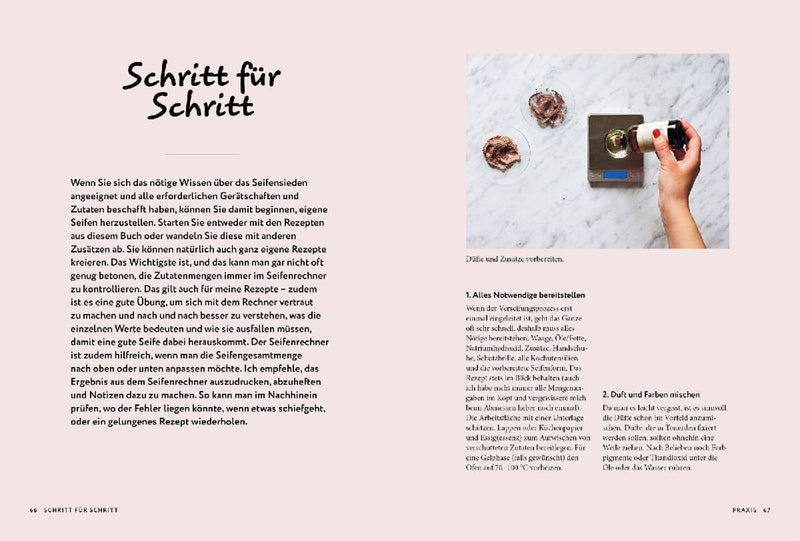 Handgemachte Naturseifen (Innenansicht)