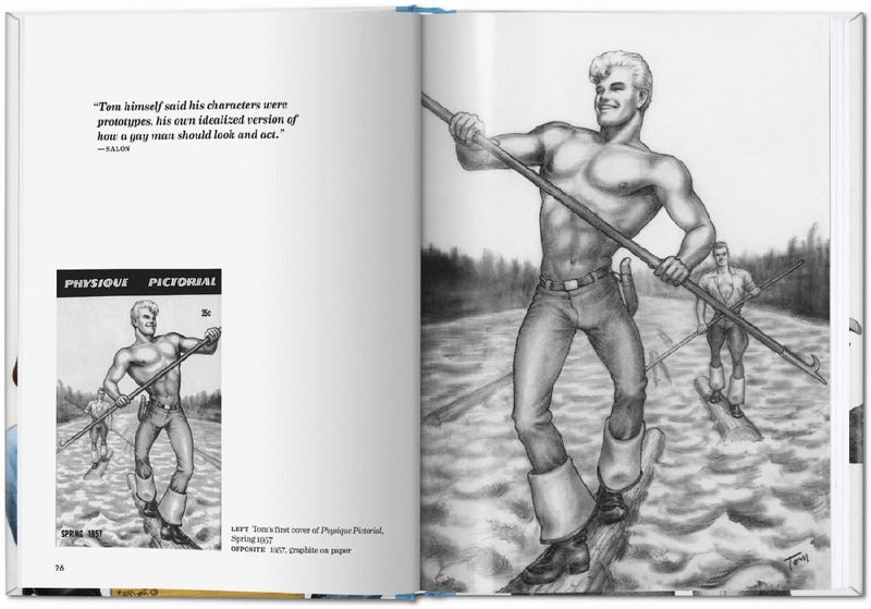 The Little Book of Tom. Blue Collar (Innenansicht)