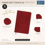 Timer Soft Touch 18 Monate Rubin 2027/2028