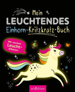 Mein leuchtendes Einhorn-Kritzkratz-Buch (Innenansicht)