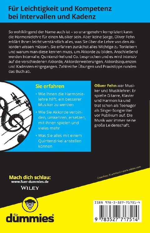 Harmonielehre kompakt für Dummies