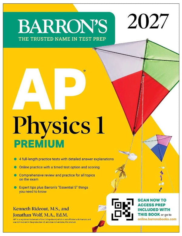 AP Physics 1 Premium, 2027: Prep Book with 4 Practice Tests +… – Averdo