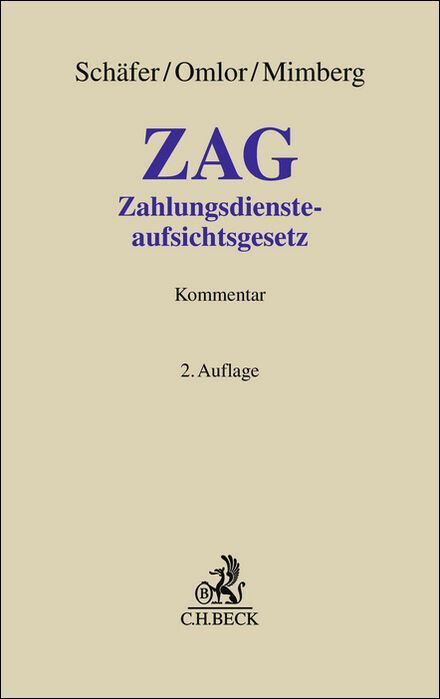 Zahlungsdiensteaufsichtsgesetz. ZAG