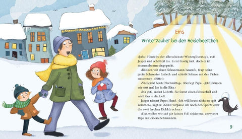 Weihnachtstrubel im Winterwald