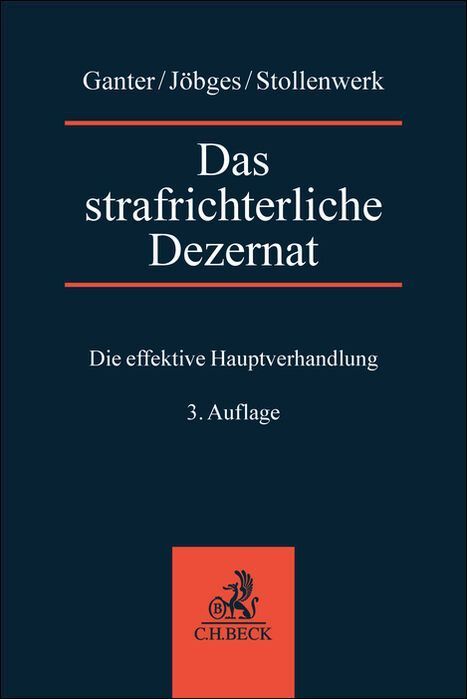 Das strafrichterliche Dezernat