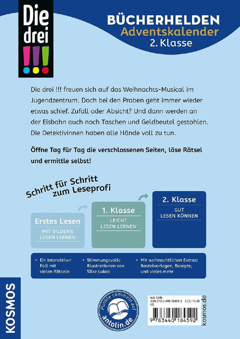 Die drei !!!, Bücherhelden 2. Klasse, Adventskalender, Diebe im Weihnachts-Chor