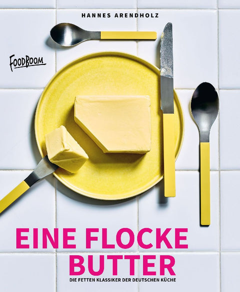 Eine Flocke Butter