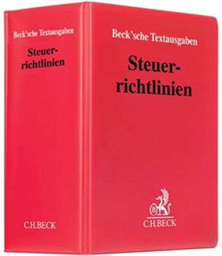 Steuerrichtlinien (ohne Fortsetzungsnotierung). Inkl. 200. Ergänzungslieferung