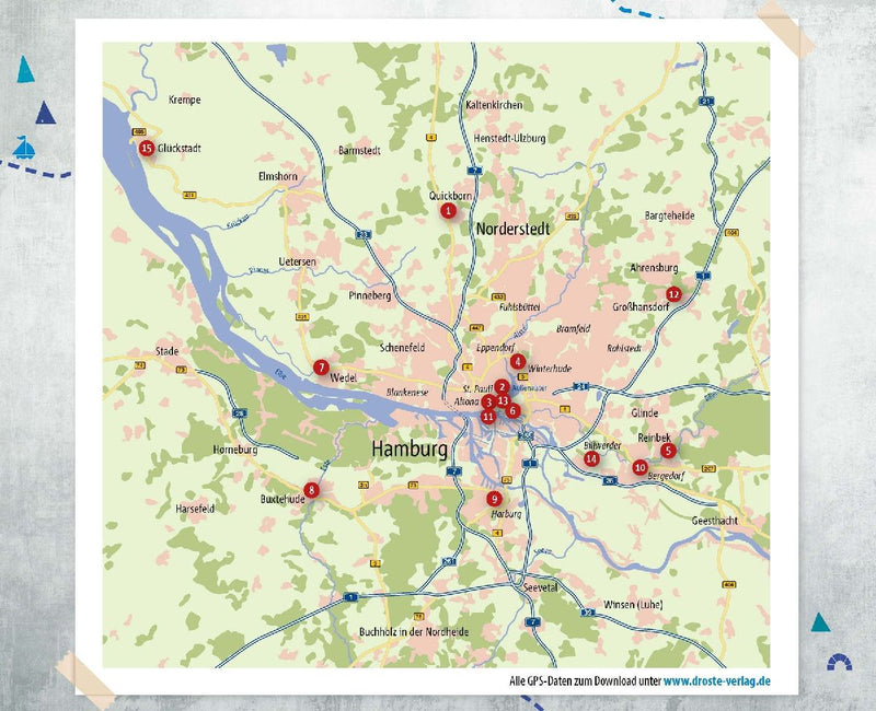 In und um Hamburg. Radeln für die Seele (Innenansicht)