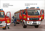 Leselöwen 1. Klasse - Achtung, Feuerwehr im Einsatz! (Großbuchstabenausgabe)