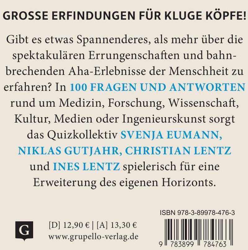 Große Erfindungen-Quiz (Rückseite)