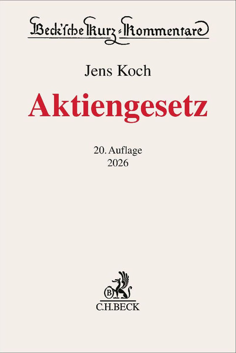 Aktiengesetz. AktG