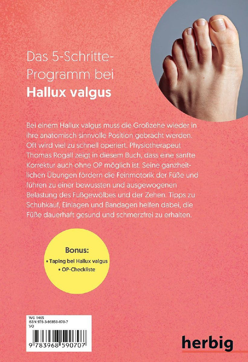Hallux Valgus - Nachhaltige Hilfe ohne OP (Rückseite)