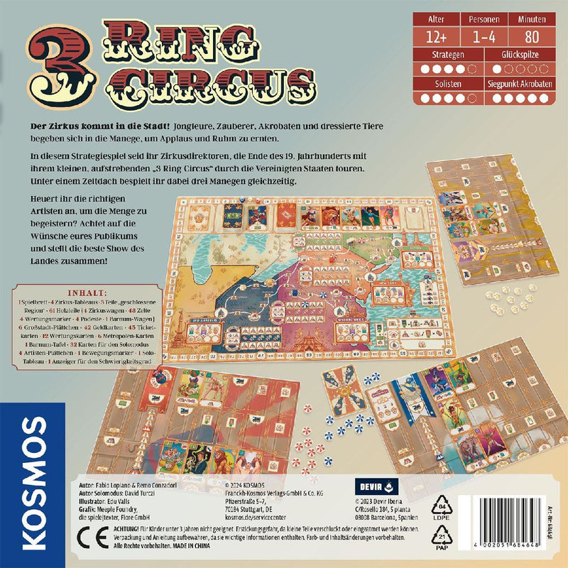 3 Ring Circus (Rückseite)