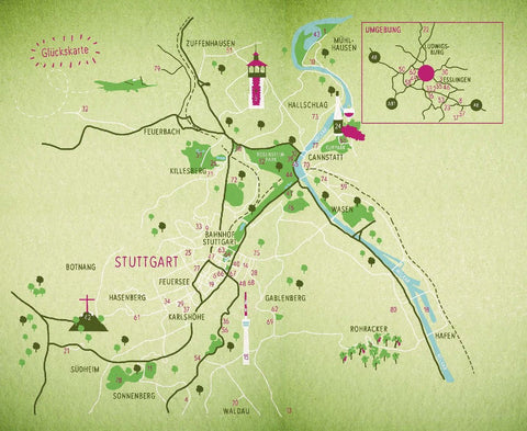 Grüne Glücksorte in Stuttgart