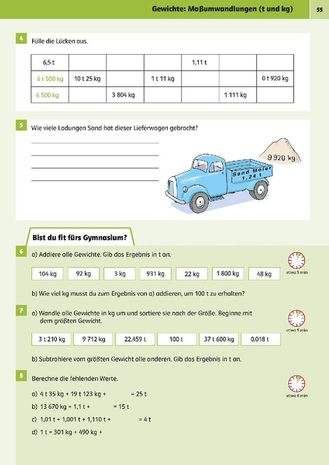 Klett Sicher ins Gymnasium Mathematik  4. Klasse