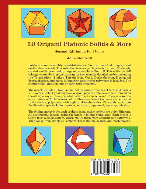3D Origami Platonic Solids & More