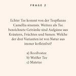 Tee-Quiz (Innenansicht)