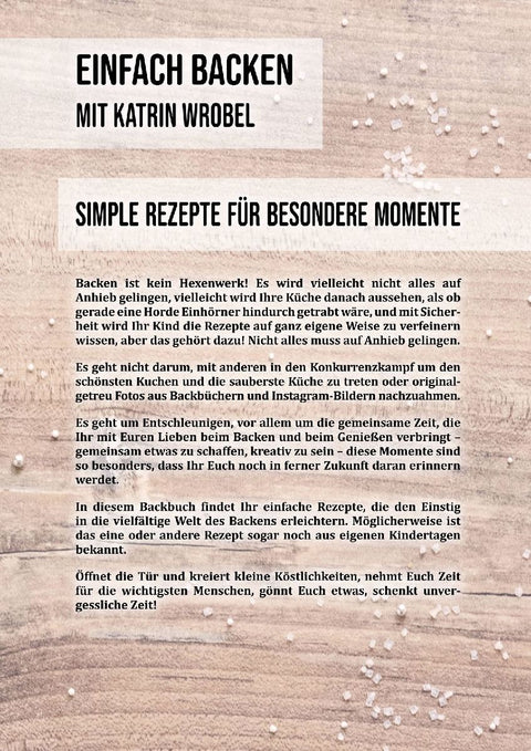 Einfach backen mit Katrin Wrobel
