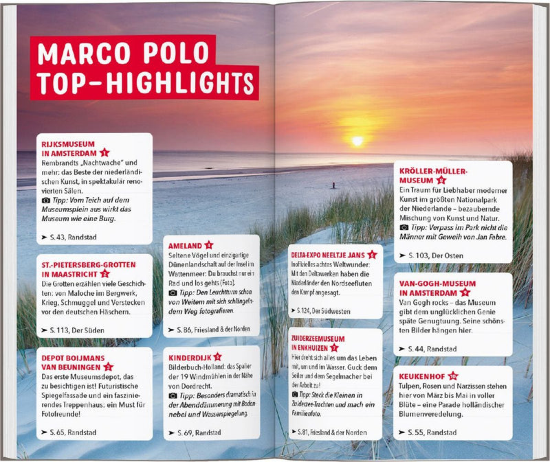 MARCO POLO Reiseführer Niederlande (Innenansicht)