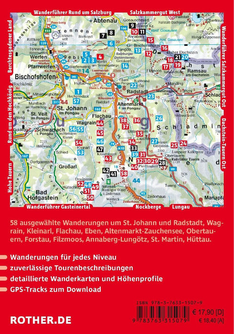 ROTHER Wanderführer Dachstein-Tauern West: Von Hüttau bis Obertauern. 58 Touren im Pongau