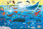 Puzzle & Buch: Tiere im Ozean (Innenansicht)