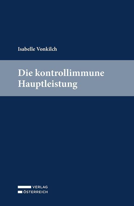 Die kontrollimmune Hauptleistung