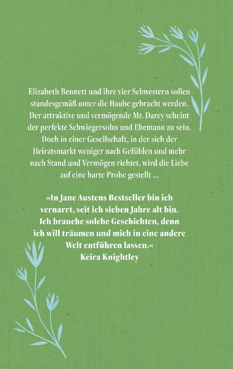 Stolz und Vorurteil (Rückseite)
