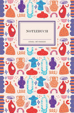 Notizbuch Insel-Bücherei 'Kunterbunte Vasen retro'