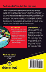 Effektiver Lernen für Dummies (Rückseite)