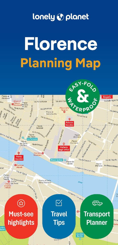 Lonely Planet Florence City Map