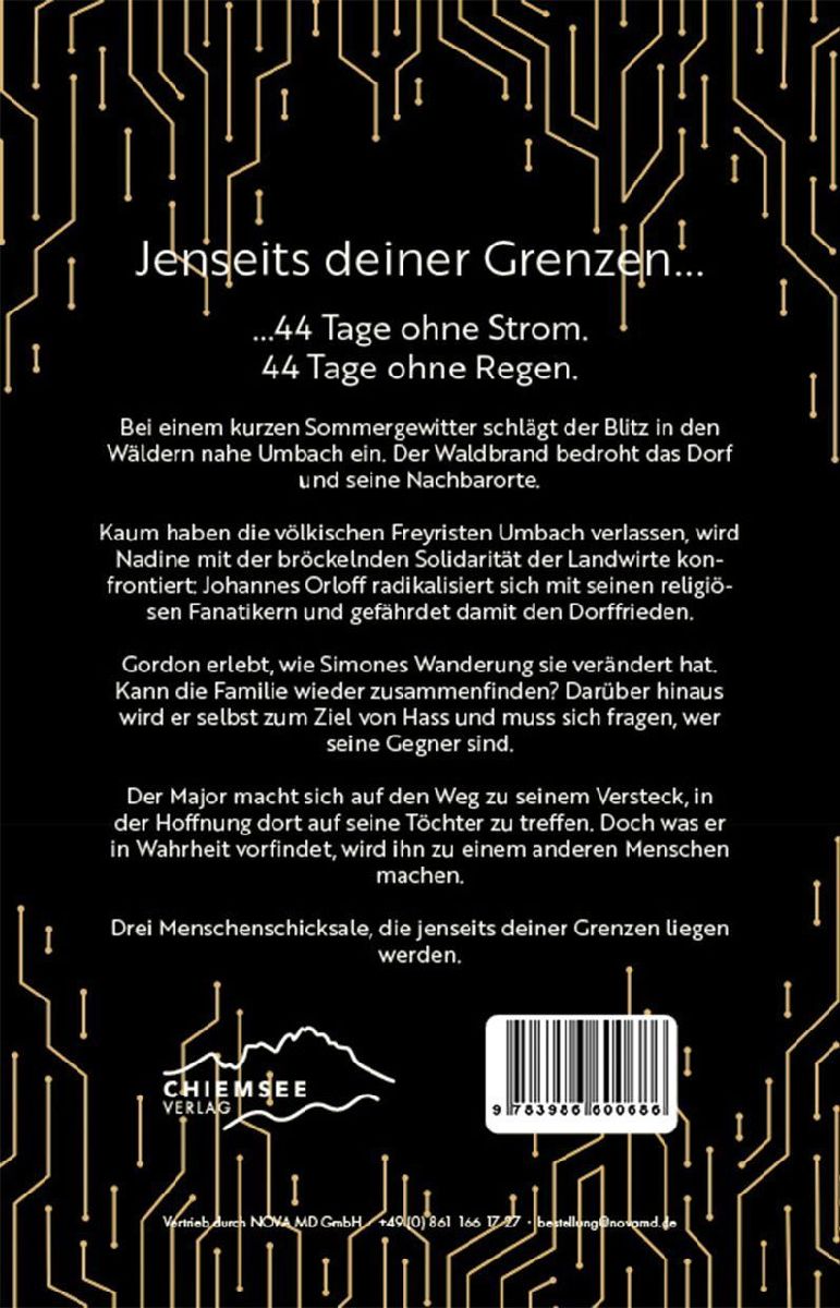 Ohne Strom - Jenseits deiner Grenzen (Band 3) (Rückseite)