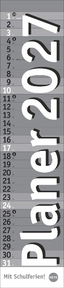 Langplaner, silber 2027