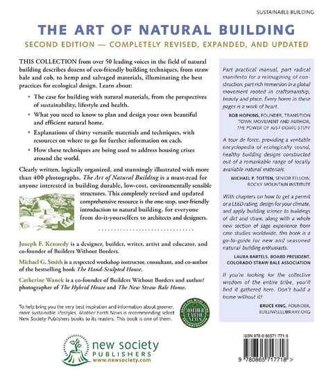 The Art of Natural Building-Second Edition-Completely Revised, Expanded and Updated