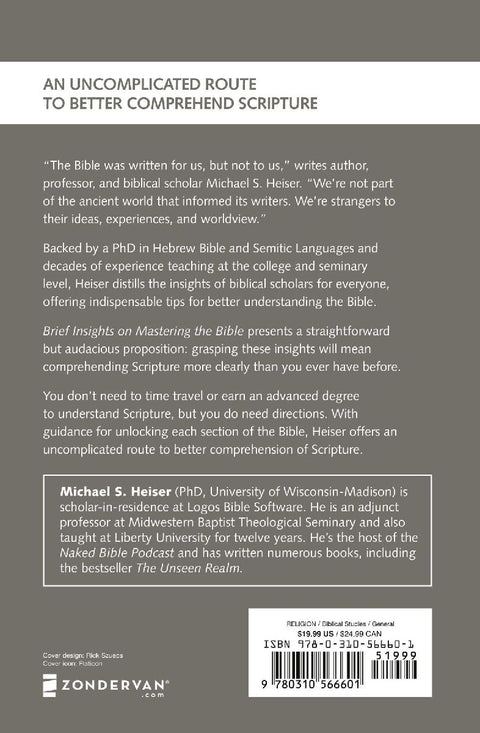 The Brief Insights on Mastering the Bible