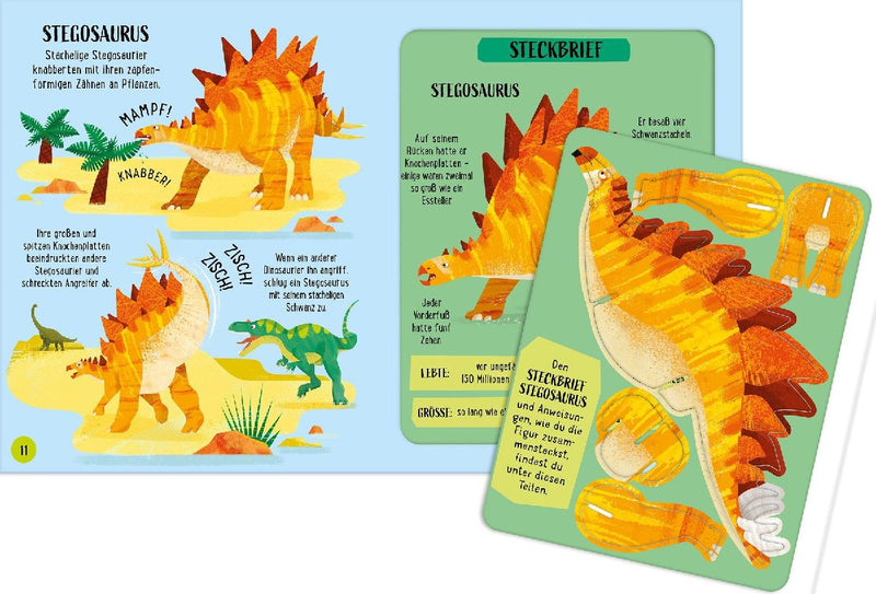 Zusammenstecken und Entdecken: Dinosaurier (Innenansicht)