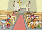 Die Heilige Messe. Kamishibai Bildkartenset.