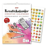 Kreativkalender A4 weiß 2027