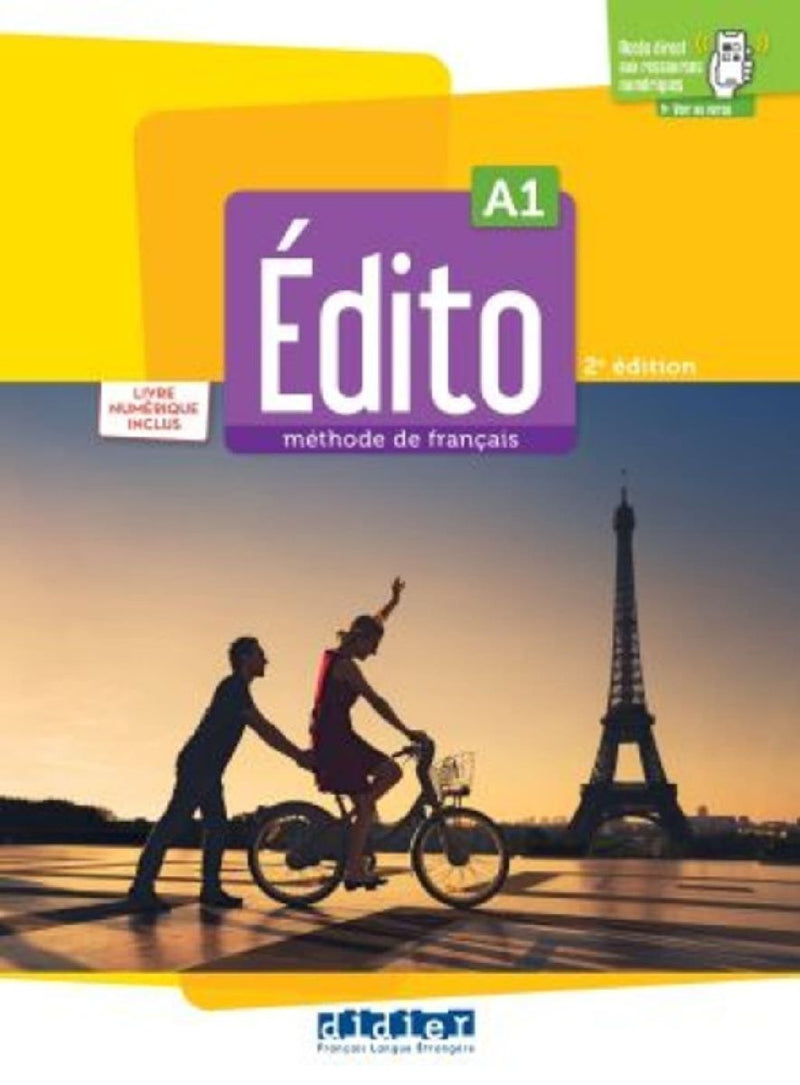 Edito A1, 2e édition. Livre de l'élève + code numérique