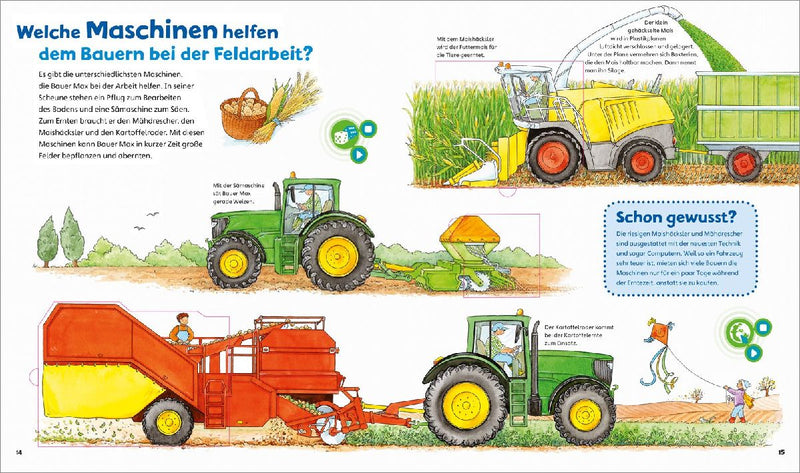 BOOKii® WAS IST WAS Junior Komm mit auf den Bauernhof! (Innenansicht)