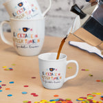 Espressotasse "Kacktage in Glitzer tunken & funkeln lassen" (Innenansicht)
