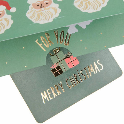 Pop Up Karte für Geldgeschenke, Weihnachtsmann, A5/C5 FSC MIX