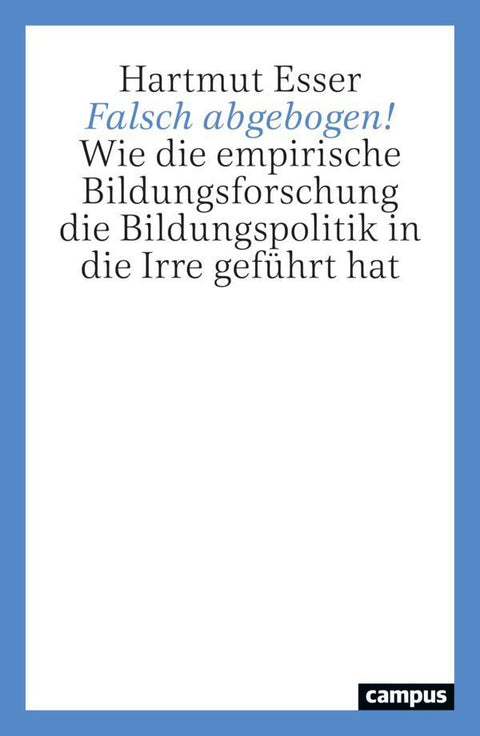 Falsch abgebogen!