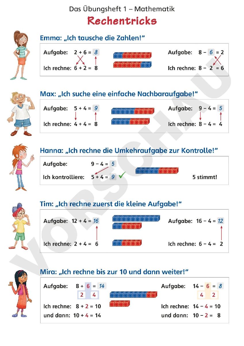 Das Übungsheft Mathematik 1 - Poster