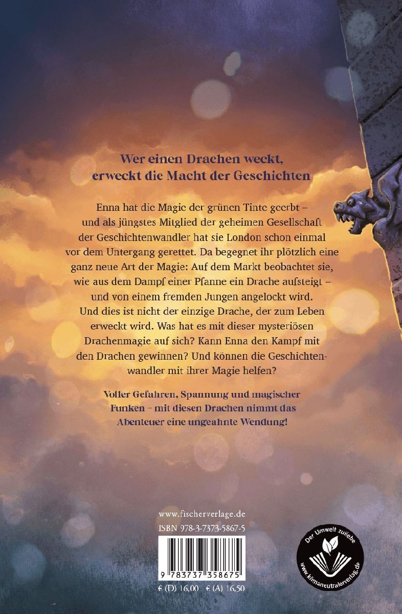 Die Geschichtenwandler. Steinerne Drachen (Rückseite)