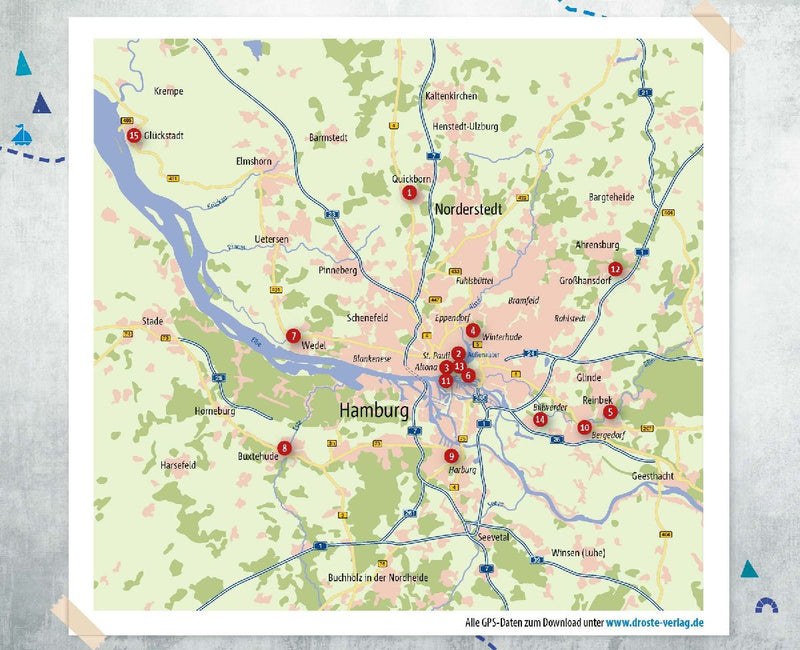 In und um Hamburg. Radeln für die Seele (Innenansicht)