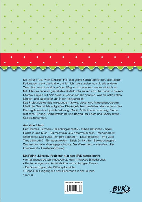 Literacy-Projekt zum Bilderbuch "Das kleine Ich bin ich"