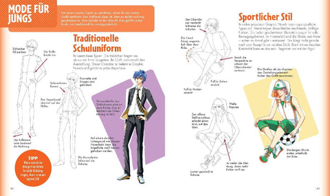 Dein ultimativer Manga-Anime-Zeichenkurs - Fashion - Starke Charaktere in stylischen Outfits